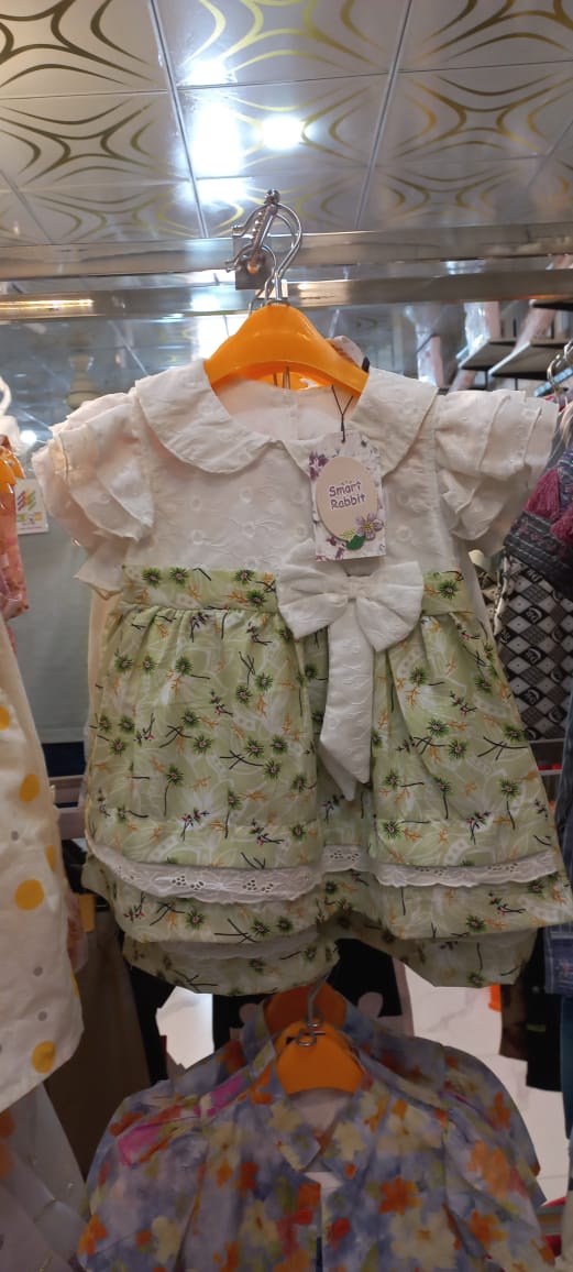 Baby Girls Floral 2-Piece Dress Set