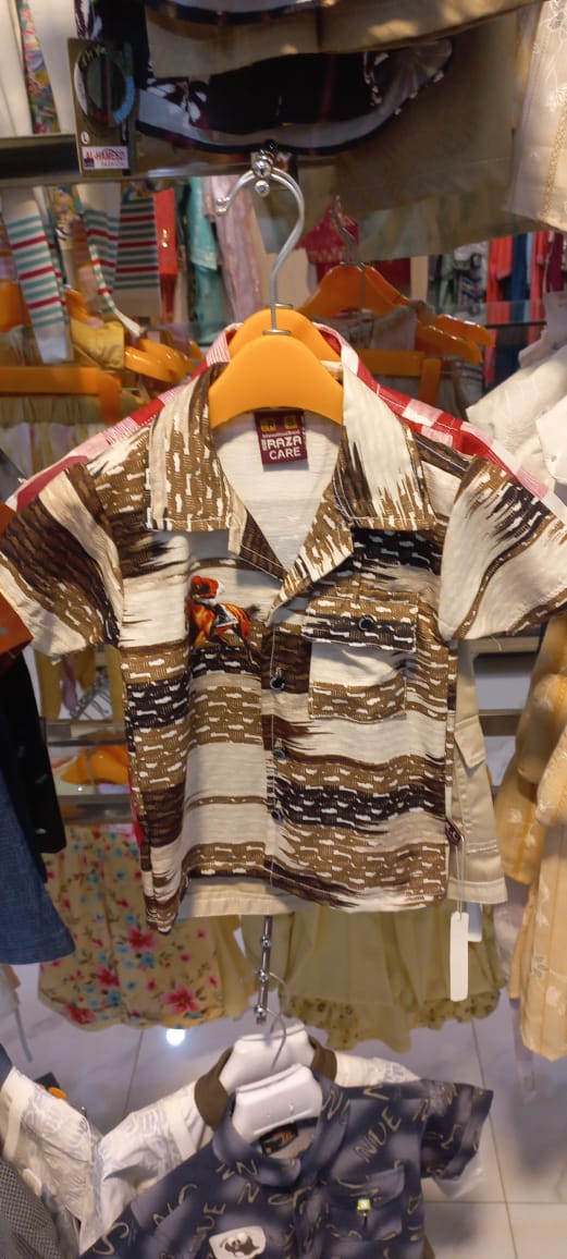Boys Printed Casual Shirt with Shorts Set